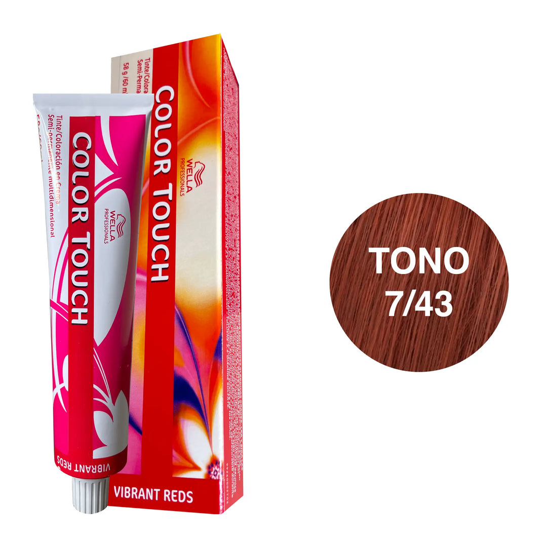 Tinte Wella Color Touch Tono 7/43 60ml Wella