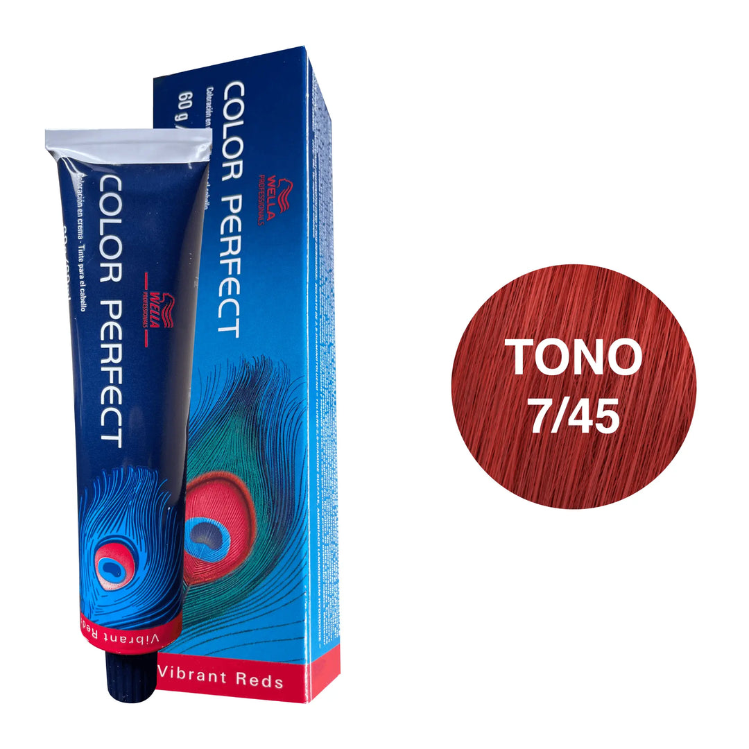 Tinte Wella Color Perfect Tono 7/45 60ml - Magic Mechas