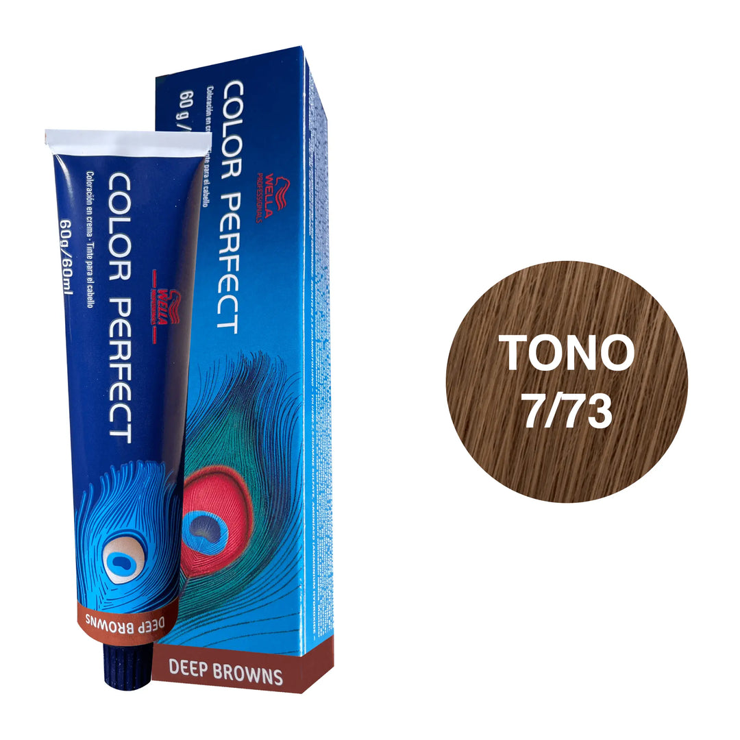 Tinte Wella Color Perfect Tono 7/73 60ml - Magic Mechas