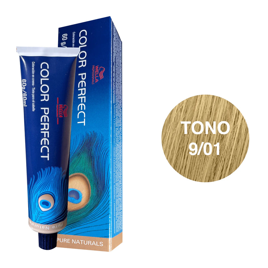 Tinte Wella Color Perfect Tono 9/01 60ml - Magic Mechas