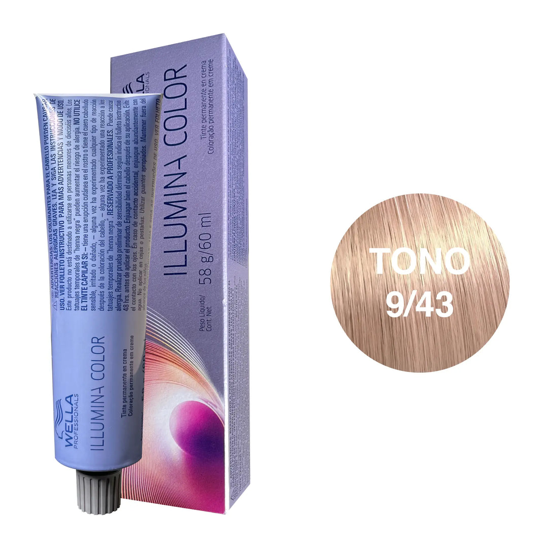 Tinte Wella Illumina Color Tono 9/43 60ml Wella